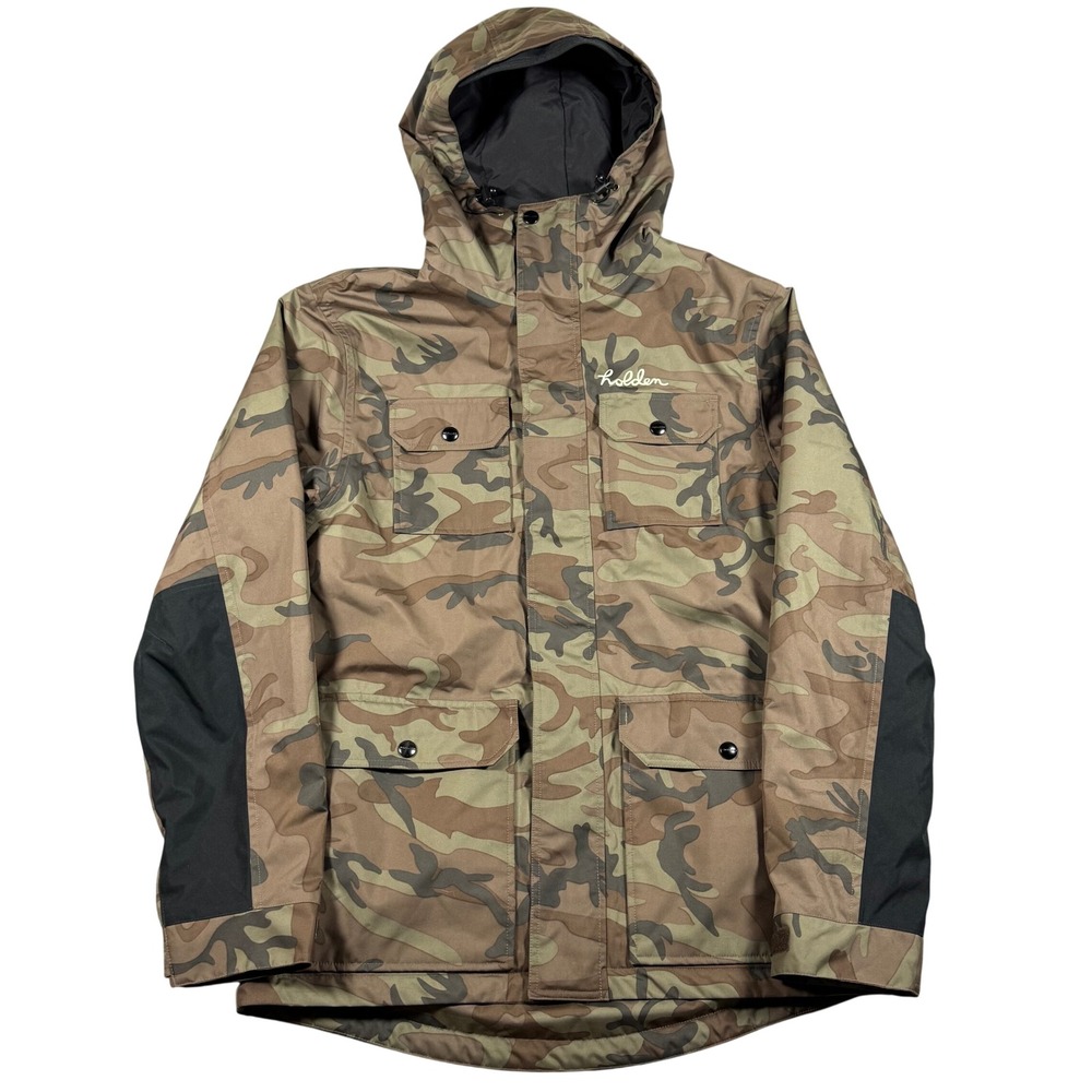 Holden Jacket Mens Large Camo Snowboard Waterproof Insulated Hooded Parka Shell